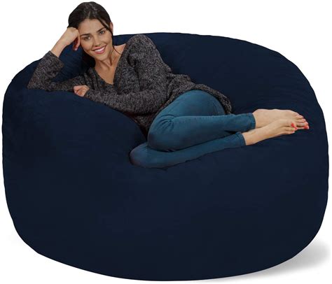 Chill Sack Bean Bag Chair Giant Memory Foam Furniture Bean Bag Big Sofa With Soft Micro