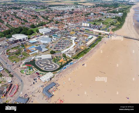 Aerial Photo Of The British Seaside Town Of Skegness In The East