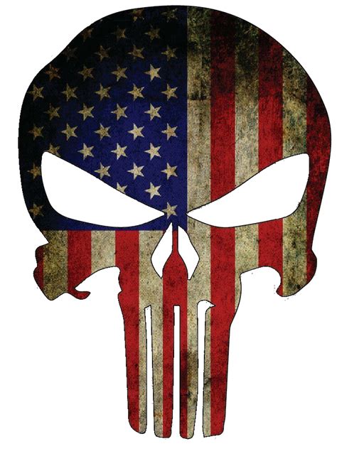 Skull American Eua Caveira Sticker By Lucianoballack