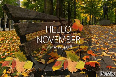 Fall Hello November  Pictures Photos And Images For Facebook