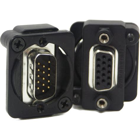 Switchcraft Eh Series Vga Male To Female Connector Ehhd15mfb Bandh