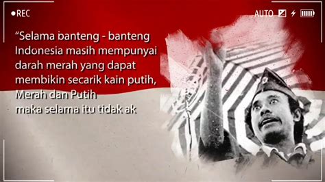 Pidato Bung Tomo Di Hari Pahlawan 10 November Youtube
