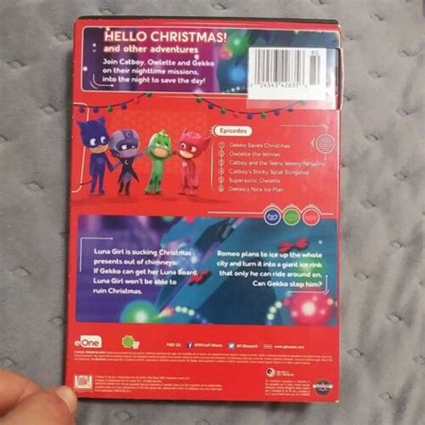 Disney Pixar Pj Masks Hello Christmas Dvd Animated 2016 New 66 Min