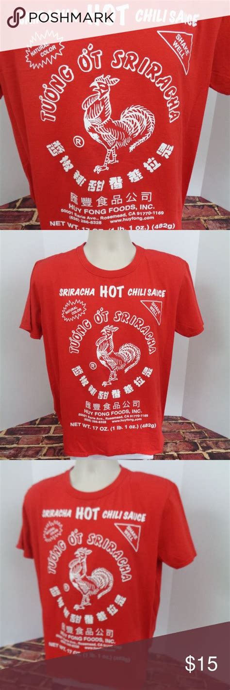 Sriracha Hot Sauce Logo Tshirt