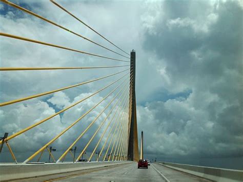 The Sunshine Skyway Bridge Tampa Bay Florida Photo By Joann Mckendry