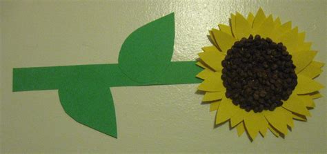 Preschool Craft Sunflowers Free Printable Template Preschool