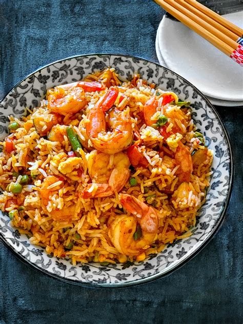 Spicy Shrimp Fried Rice Authentic Restaurant Style