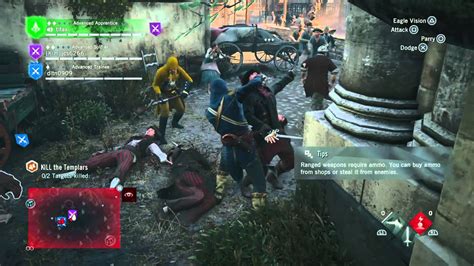 Assassin S Creed Unity Co Op Gamplay Youtube