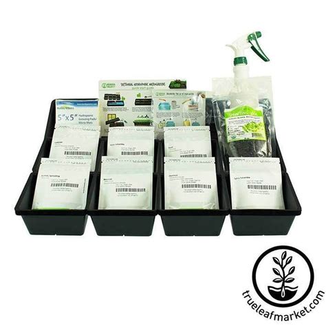 Sectional Hydroponic Microgreens Growing Starter Kit Microgreens
