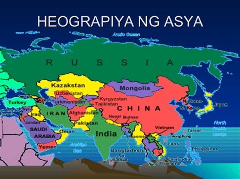 Mapa Ng Asya Full