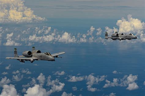 Usaf 25th Fighter Squadron A 10 Warthogs Fly On Guam Aviation Report