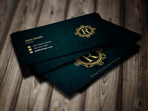 Luxury Business Card By Nazmus Shahadat Hiron On Dribbble
