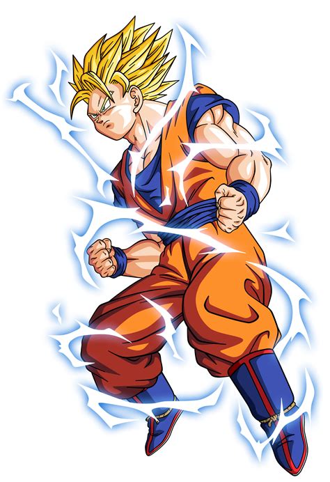 Goku En Super Saiyajin Goku Desenho Personagens De Anime Desenhos