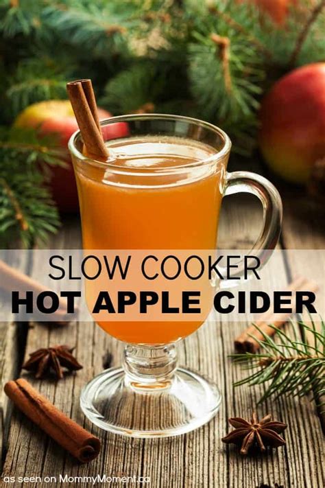 Slow Cooker Hot Apple Cider Mommy Moment
