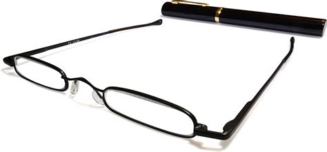 Metal Black Reading Glasses 1 5 Ultra Slim And Lightweight Ce Certified En Iso 12870 Comes