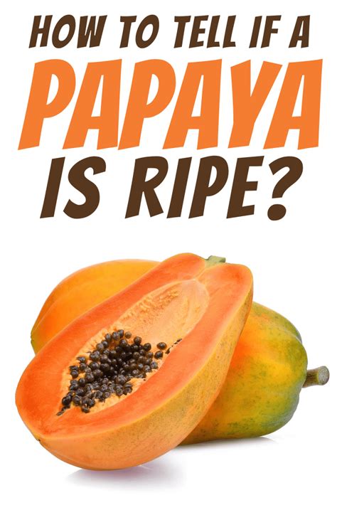 How To Tell If A Papaya Is Ripe Insanely Good