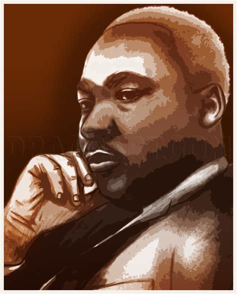 How To Draw Martin Luther King Jr