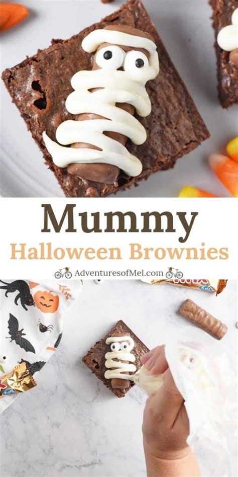 Twix Bar Mummy Halloween Brownies Adventures Of Mel