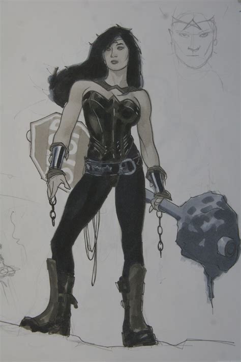 Adam Hughes Wonder Woman New Costume Design Comic Art Adam Hughes
