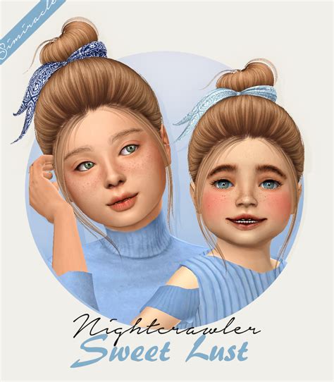 I Love This Hair For Your Sims Gal Kids And Toddlers This Is