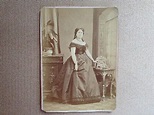 Henrietta Jetty Treffz Rare Original 1870s Cabinet Photo Wife Johann ...