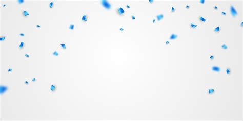 Premium Vector Blue Confetti Celebration Background For Parties And