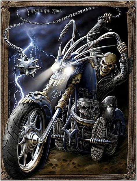 pin by kool bandit on skulls skull art biker art art