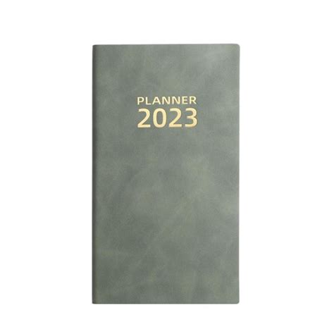 Nytt 2023 A6 Notebook Agenda Dagbok Veckovis Månadsplanerare Kontor