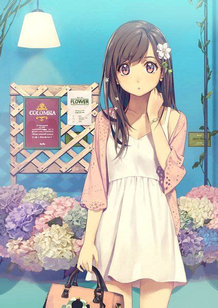 17 Best Images About Anime Girl With Brown Hair On