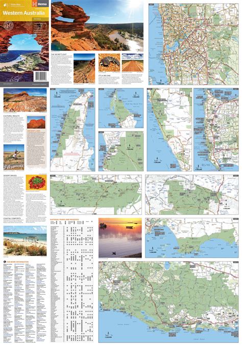 Western Australia Hema State Map Buy Map Of Western Australia Mapworld