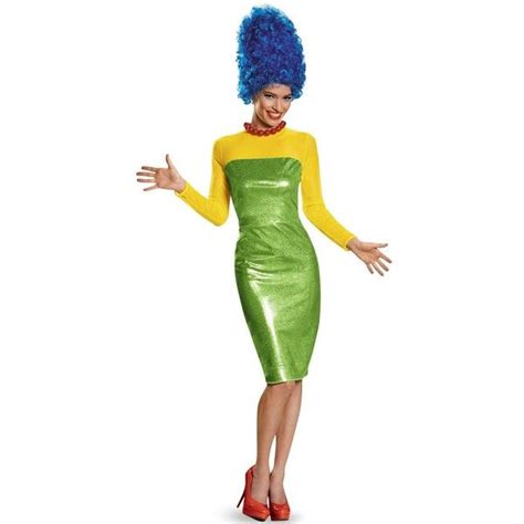 The Simpsons Womens Deluxe Marge Costume 47 Liked On Polyvore