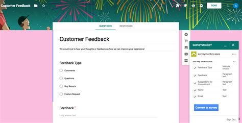 Google Forms Surveymonkey App Integration