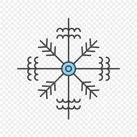 Gambar Ikon Serpihan Salju Vektor Salju Serpihan Salju Natal Png Dan Vektor Dengan Background