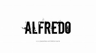 Alfredo Name Tattoo Designs