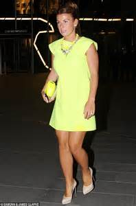 Coleen Rooney Opts For Vibrant Minidress As She Steps Out For Dinner Daily Mail Online