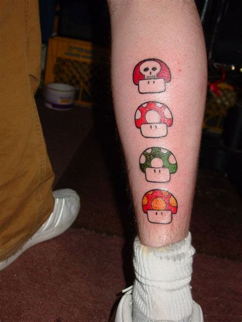 Mario tanooki tattoo by mimi. 44 best Mario Mushroom Tattoo images on Pinterest | Gamer ...