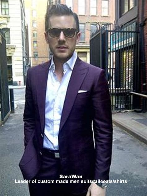 Purple Suit Custom Made Dark Purple Suits For Mentailor Made Purple