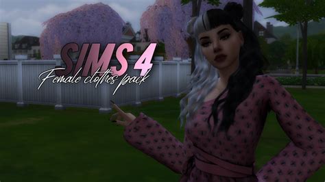Sims 4 Cc Pack Female Clothes Youtube