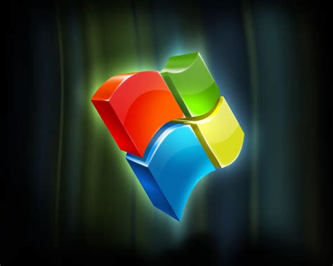 Microsoft Logo 3d Wallpaper