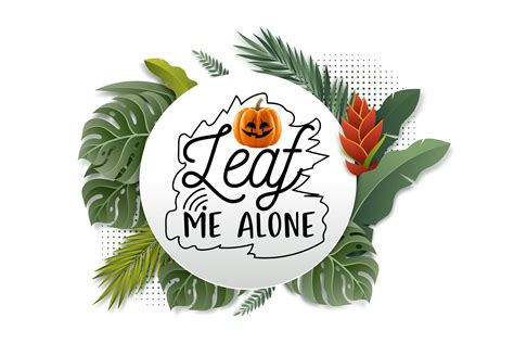 Leaf Me Alone Graphic By Creative · Creative Fabrica