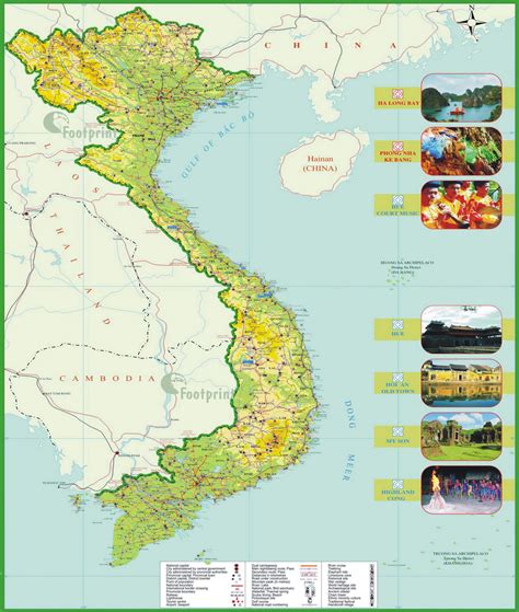 Auf der karte von vietnam finden sie sämtliche orte, die sie eventuell für ihre reiseplannungen benötigen könnten. Vietnam Karte