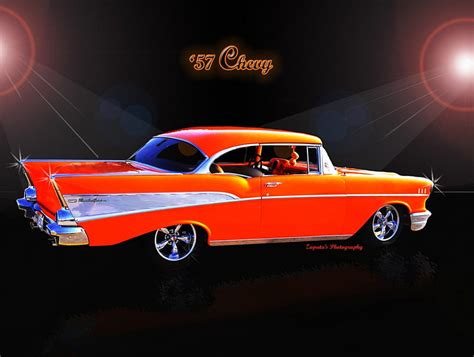 1957 Chevy Chevy Musel Orange 57 Hd Wallpaper Peakpx