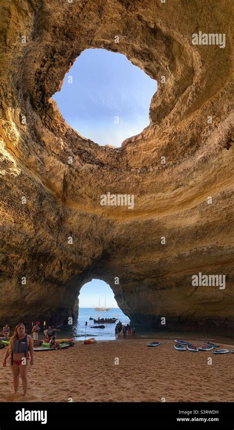 Benagil Cave In Algarve Portugal Stock Photo Alamy