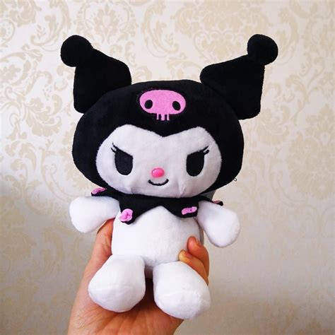 Kuromi Plush Soft Toy Cute Doll Kawaii Japanese Stuffed Animal Novelty