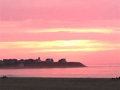 Morning Sun Painting The Summer Sky Over Boars Head Hampton Beach Nh