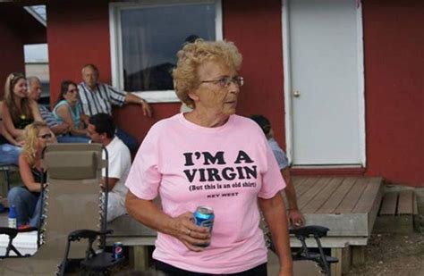 Old People Wearing Completely Inappropriate Shirts Because They Can