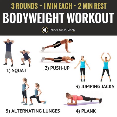 bodyweight circuit workout for busy people online fitness coach