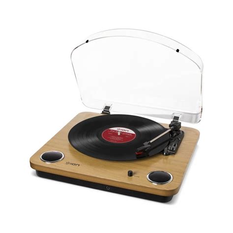 Ion Max Lp Usb Turntable With Built In Speakers And Shure Headphones Na