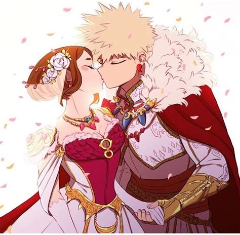 Pin By Katie Vicen On Kacchako My Hero Uraraka And Bakugou Bakugo