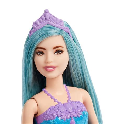 Boneca Barbie Princesas Cabelo Azul Mattel Loja Toymania